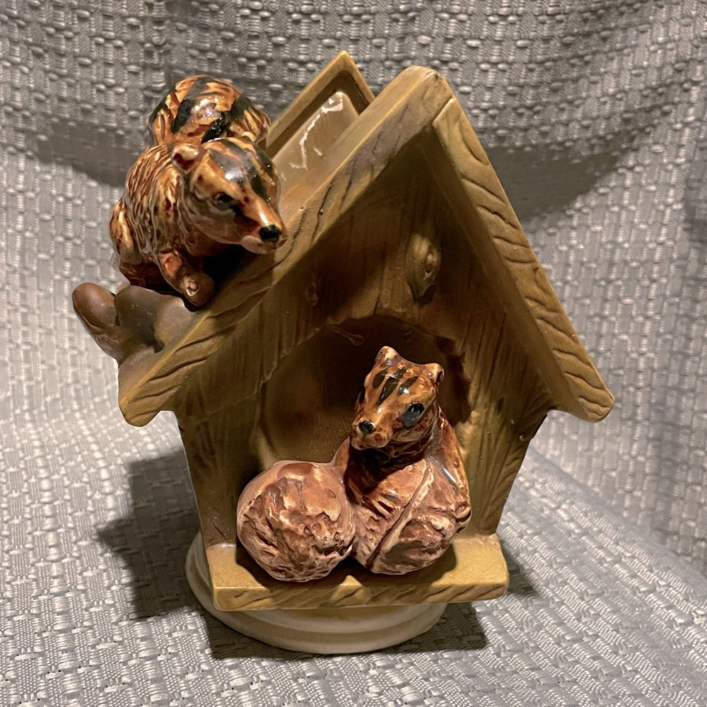 Vintage Inarco Japan 1960s Ceramic Squirrel Planter Vase